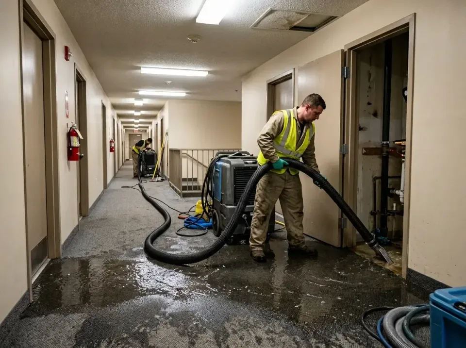 multi-unit-apartment-hallway-f-005 — frequently asked questions, Emergency Burst Pipe Water Extraction & Removal in Flora, IN
